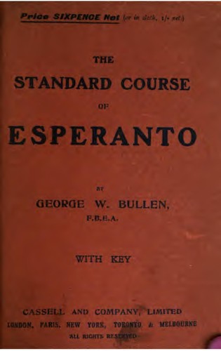 The standard course of Esperanto