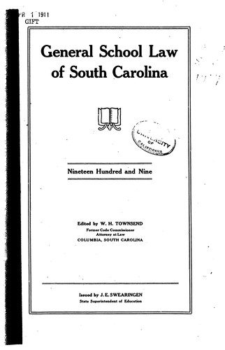 General school law of South Carolina