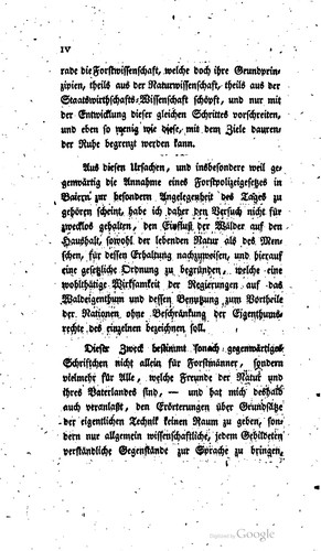 Versuch zur begründung eines allgemeinen forstpolizeigesetzes auf die natürliche ordnung der wälder im menschlichen haushalte