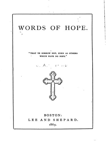 Words of hope