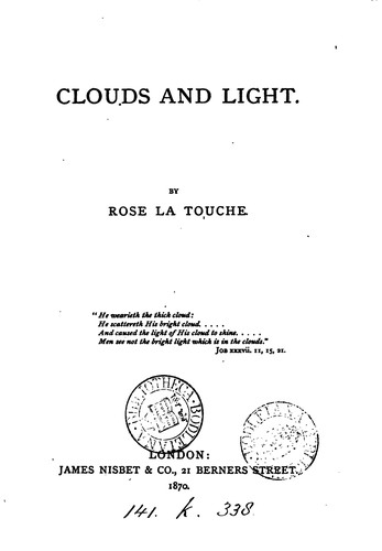Clouds and light [devotional essays].