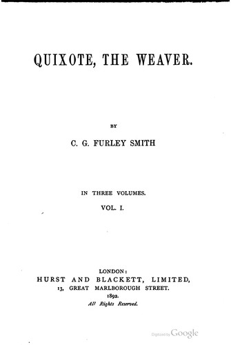 Quixote, the weaver