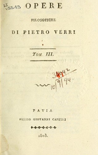 Opere filosofiche
