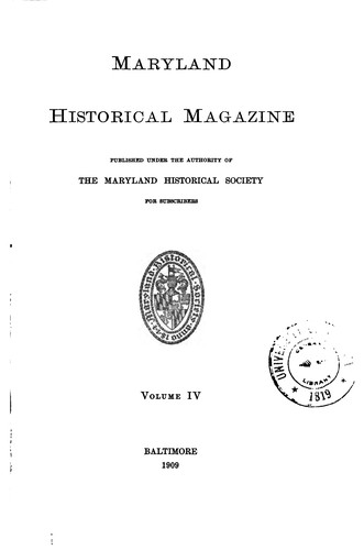 Maryland Historical Magazine