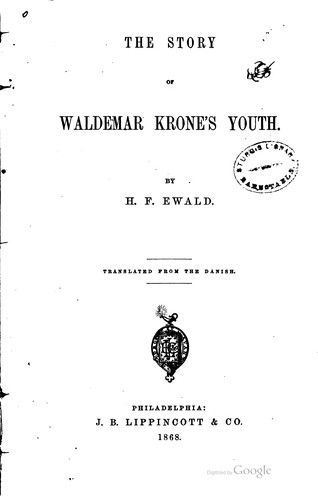 The story of Waldemar Krone's youth