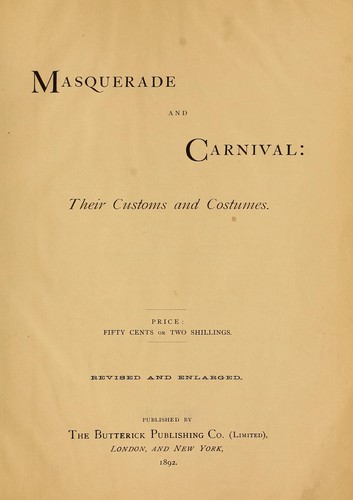 Masquerade and carnival