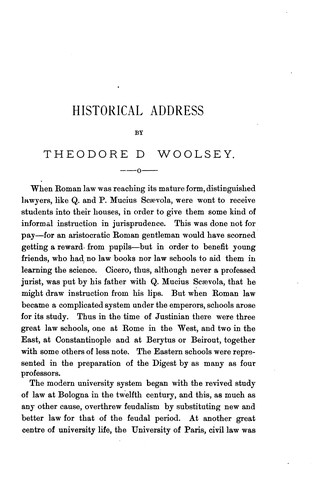Historical Discourse