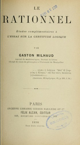 Le rationnel