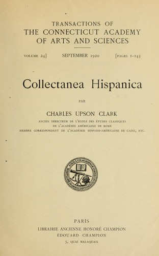 Collectanea Hispanica
