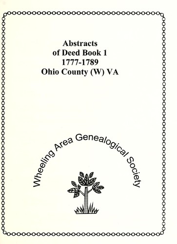 Abstracts of deed book..., Ohio County (W) VA