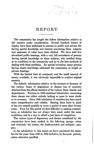 Report of the Commission to Investigate the Question of the Increase of ...