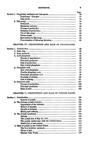 Report on the Fertilizer Industry: August 19, 1916