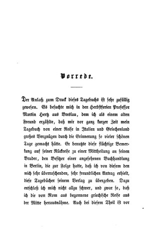 Tagebuch einer griechischen Reise