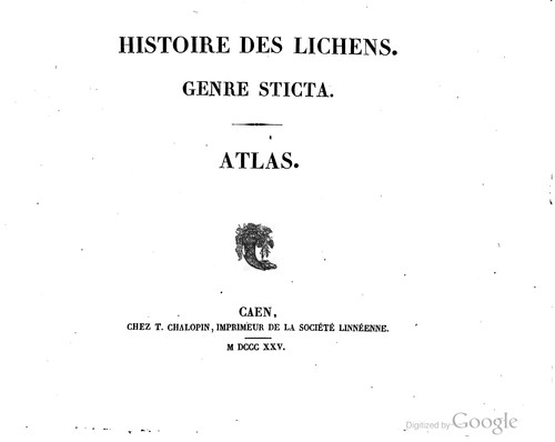 Histoire des lichens