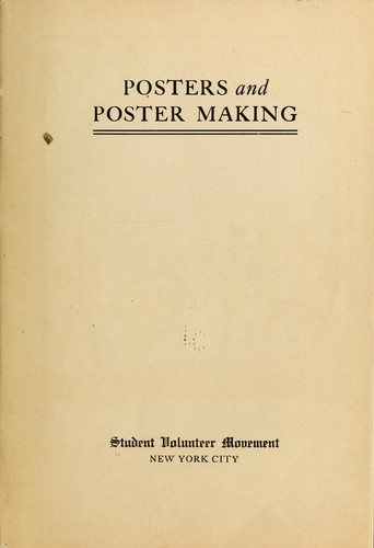 Posters and poster making