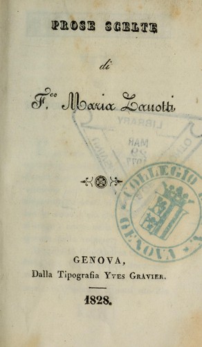Prose scelte