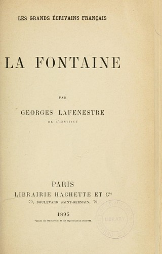 La Fontaine