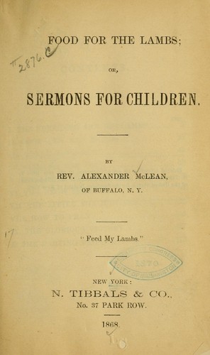 Food for the lambs