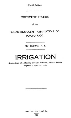 Irrigation