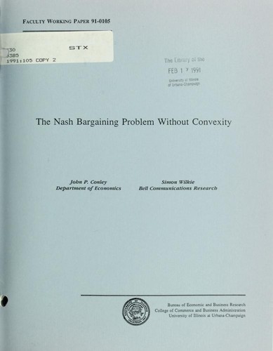 The Nash bargaining problem without convexity