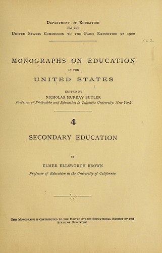 Secondary education