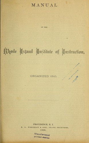 [Miscellaneous printed matter]