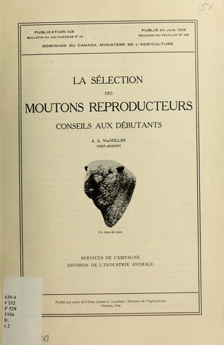 La sélection des moutons reproducteurs