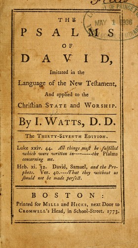 The Psalms of David