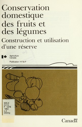 Conservation domestique des fruits et des légumes