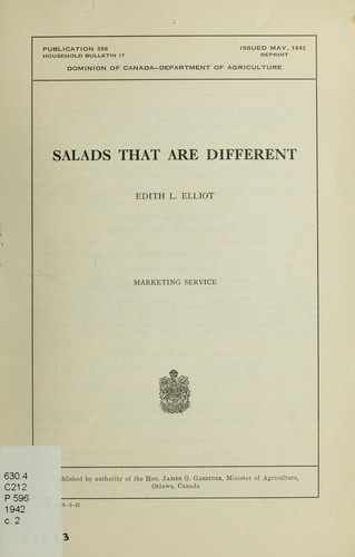 Salads that are different