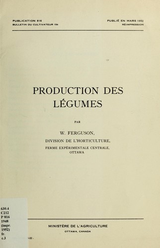 Production des légumes