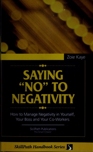 Saying "no" to negativity