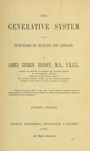 The generative system and its functions in health and disease