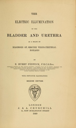 The electric illumination of the bladder and urethra