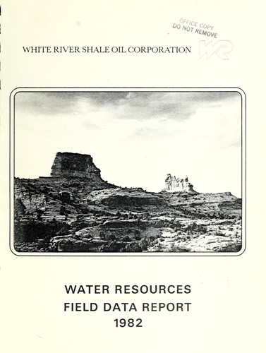 Water resources field data report