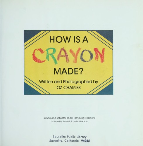 How Is a Crayon Made Ls