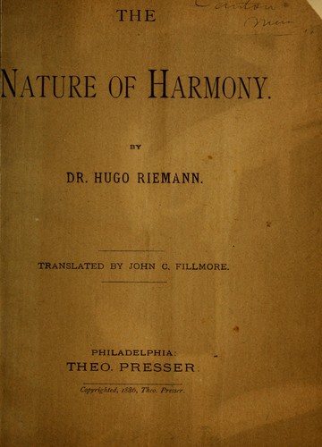 The nature of harmony
