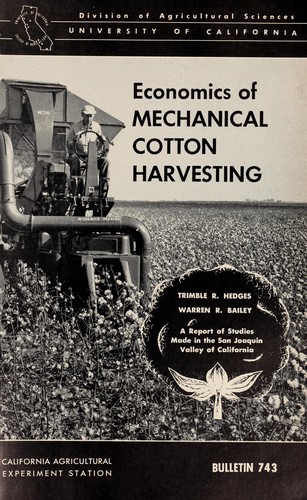 Economics of mechanical cotton harvesting