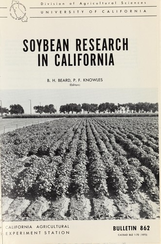 Soybean research in California