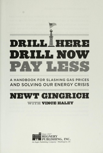 Drill here, drill now, pay less