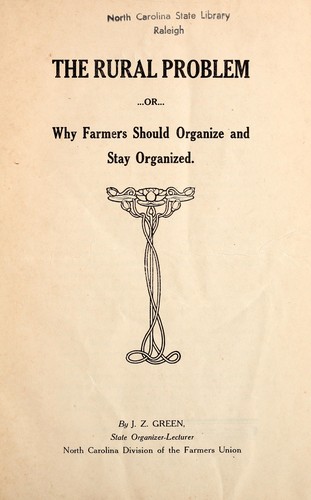 The rural problem