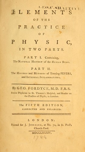 Elements of the practice of physics, in two parts