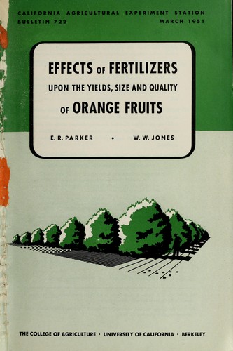 Effects of fertilizers upon the yields, size and quality of orange fruits