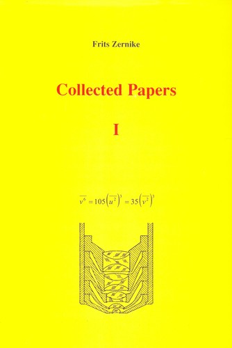 The Collected Papers of Frits Zernike (1888-1966)