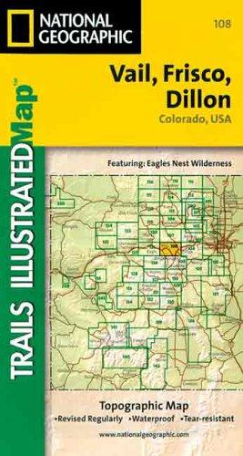 National Geographic, Trails Illustrated, Vail, Frisco, Dillon
