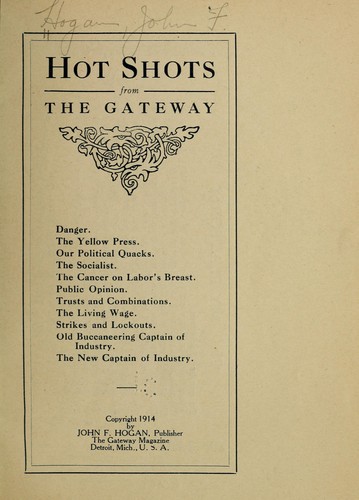 Hot shots from the gateway ...