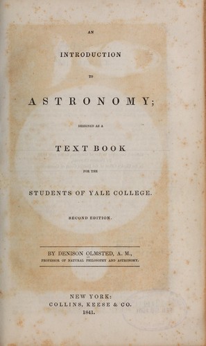 An introduction to astronomy