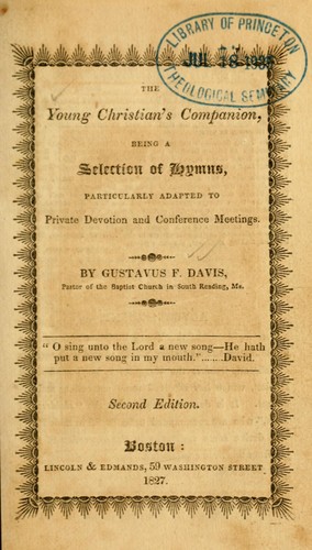 The Young Christian's companion