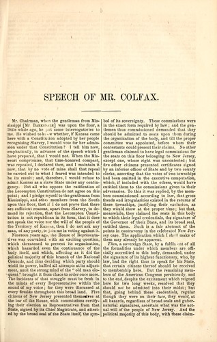 Kansas--the Lecompton constitution