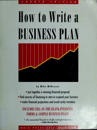 How to write a business plan